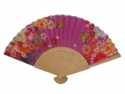Wooden Slab Chinese Folding Hand Fan