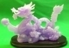 Purple Dragon Statues