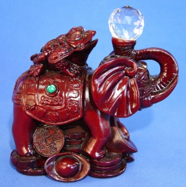 elephant frog fengshui import money shui feng statue