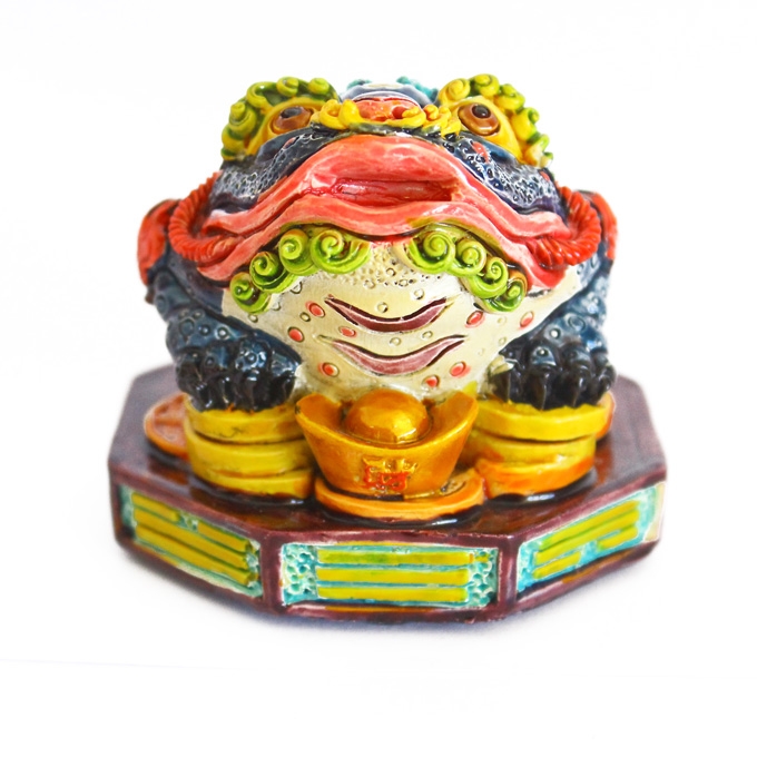 Colorful Yin Yang Money Frog