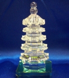 Chinese Feng Shui 5 Layer Crystal Pagodas