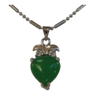 Heart-Shaped Jade Pendant