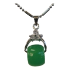 Rotatable Drum-Shaped Jade Pendant