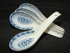 4 of Porcelain Spoons