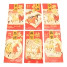 Big Chinese Lucky Money Colorful Red Envelopes for Lunar Year of Horse